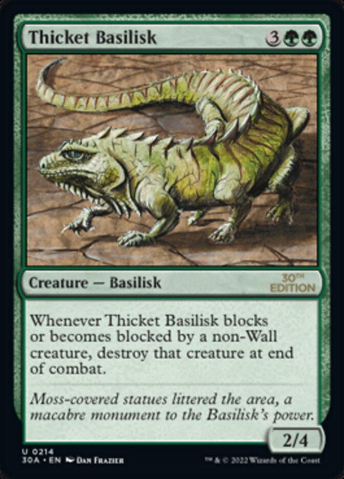 Thicket Basilisk [30th Anniversary Edition] | Chromatic Games