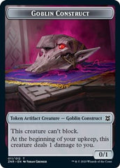 Satyr // Goblin Construct Double-Sided Token [Challenger Decks 2021 Tokens] | Chromatic Games