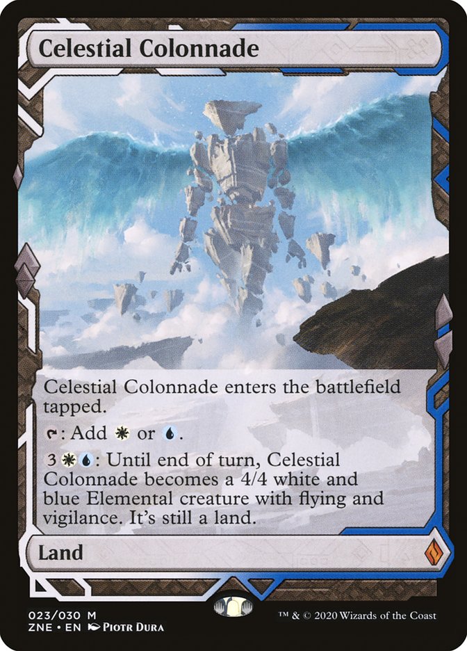 Celestial Colonnade (Expeditions) [Zendikar Rising Expeditions] | Chromatic Games