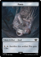 Smaug // Food (0024) Double-Sided Token (Surge Foil) [The Lord of the Rings: Tales of Middle-Earth Tokens] | Chromatic Games