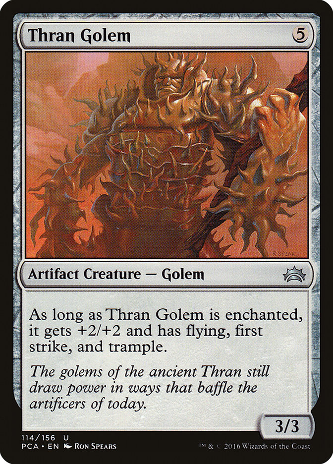 Thran Golem [Planechase Anthology] | Chromatic Games