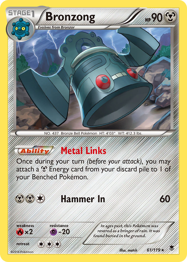 Bronzong (61/119) [XY: Phantom Forces] | Chromatic Games