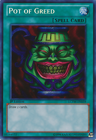 Pot of Greed [LCYW-EN059] Secret Rare | Chromatic Games