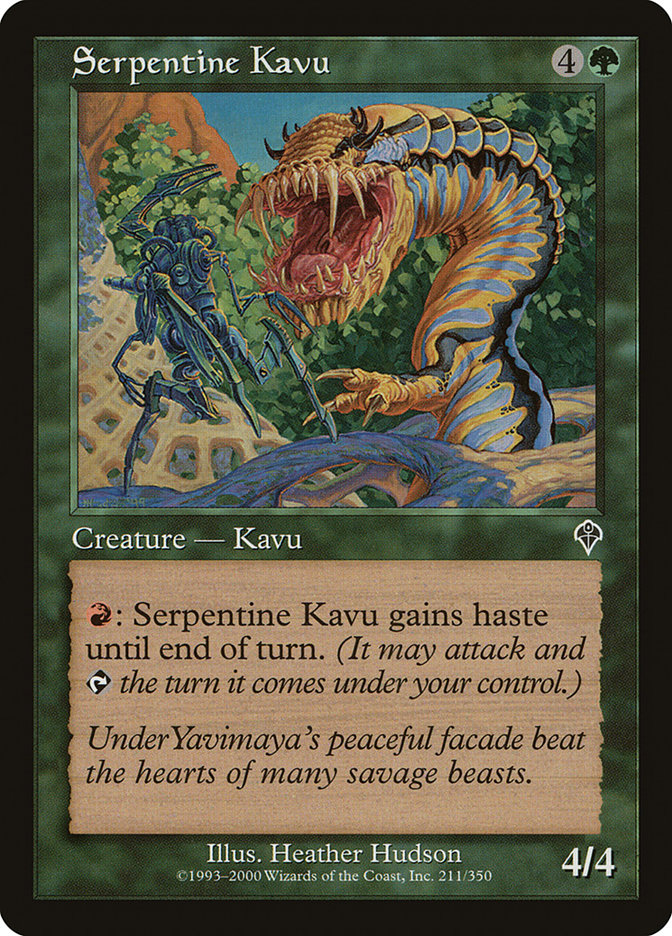 Serpentine Kavu [Invasion] | Chromatic Games