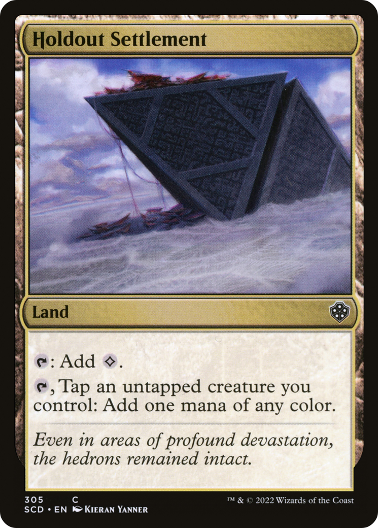 Holdout Settlement [Starter Commander Decks] | Chromatic Games