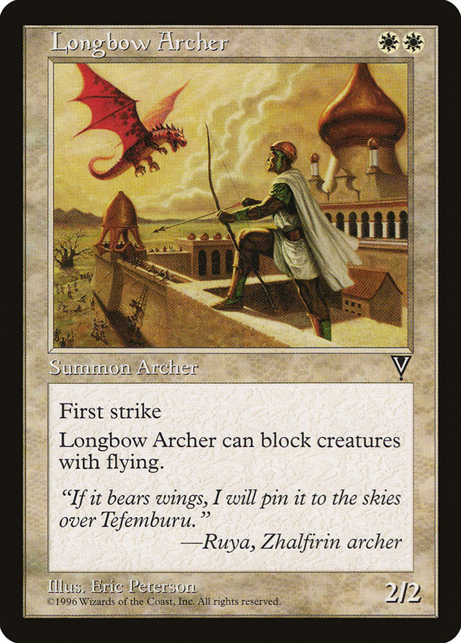 Longbow Archer [Visions] | Chromatic Games