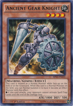 Ancient Gear Knight [BP03-EN033] Rare | Chromatic Games