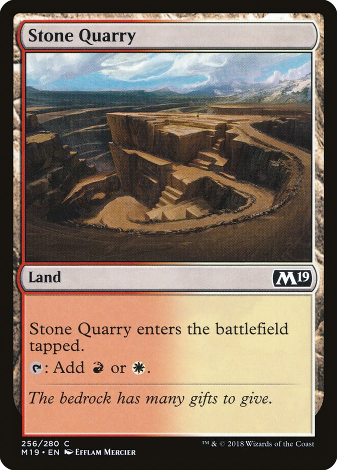 Stone Quarry [Core Set 2019] | Chromatic Games