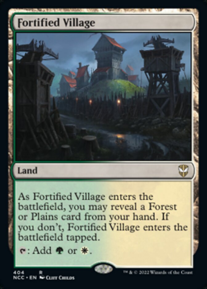 Fortified Village [Streets of New Capenna Commander] | Chromatic Games