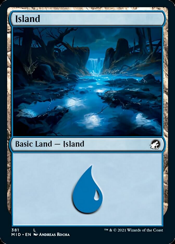 Island (381) [Innistrad: Midnight Hunt] | Chromatic Games