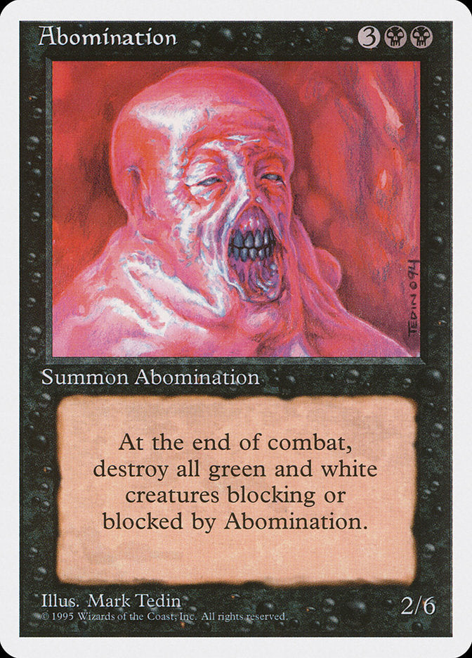 Abomination [Fourth Edition] | Chromatic Games