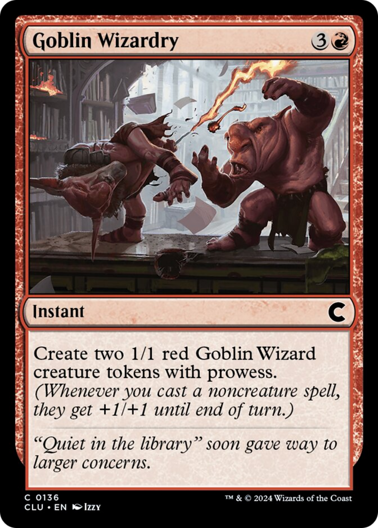 Goblin Wizardry [Ravnica: Clue Edition] | Chromatic Games