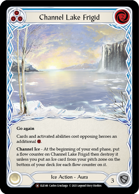 Channel Lake Frigid [U-ELE146] (Tales of Aria Unlimited)  Unlimited Rainbow Foil | Chromatic Games