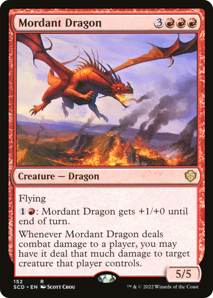 Mordant Dragon [Starter Commander Decks] | Chromatic Games