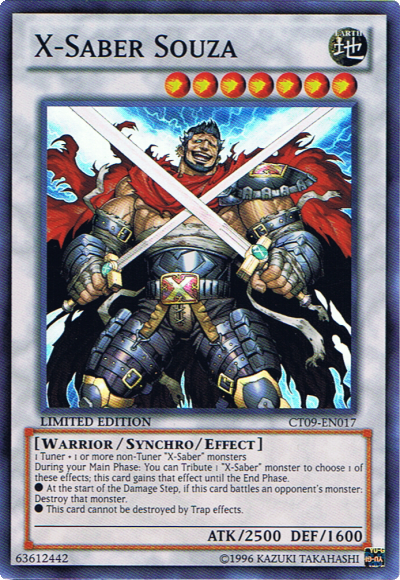 X-Saber Souza [CT09-EN017] Super Rare | Chromatic Games