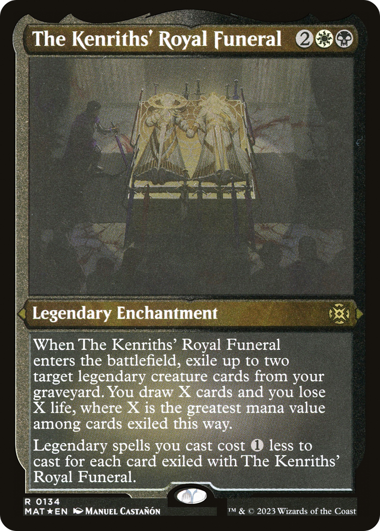 The Kenriths' Royal Funeral (Foil Etched) [March of the Machine: The Aftermath] | Chromatic Games