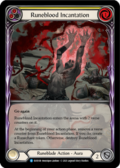 Runeblood Incantation (Yellow) [EVR108] (Everfest)  1st Edition Extended Art Rainbow Foil | Chromatic Games