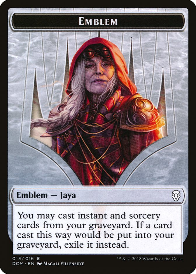 Jaya Ballard Emblem [Dominaria Tokens] | Chromatic Games