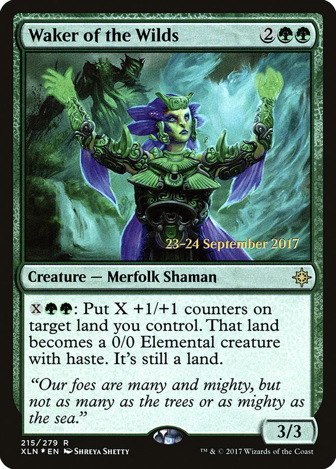 Waker of the Wilds [Ixalan Prerelease Promos] | Chromatic Games