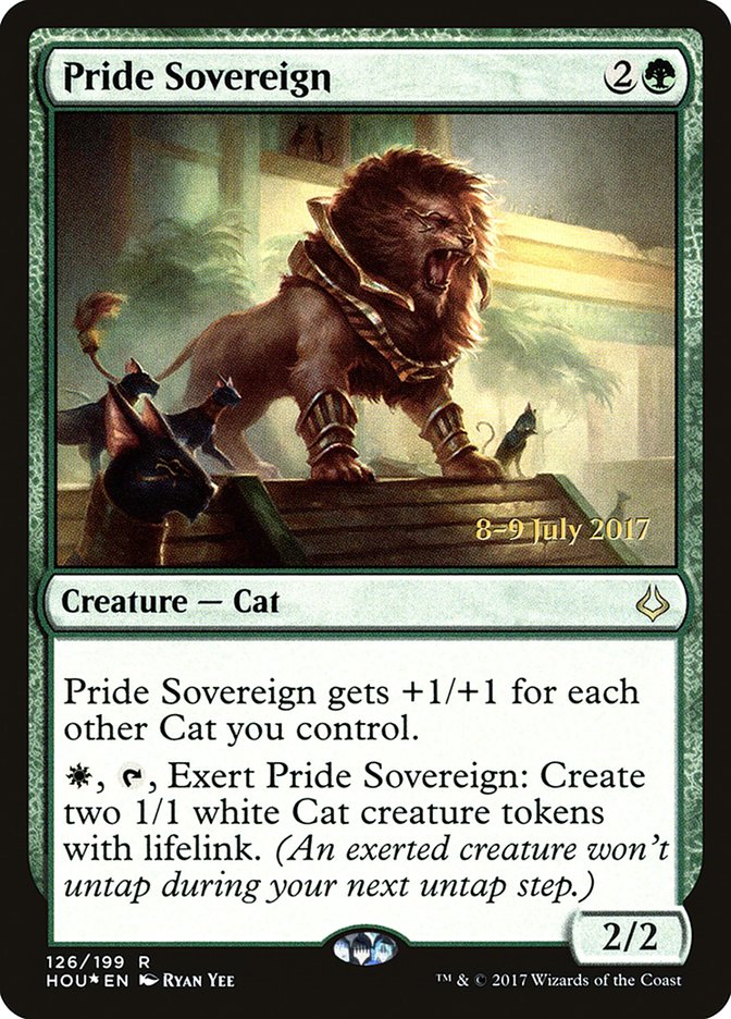 Pride Sovereign [Hour of Devastation Prerelease Promos] | Chromatic Games