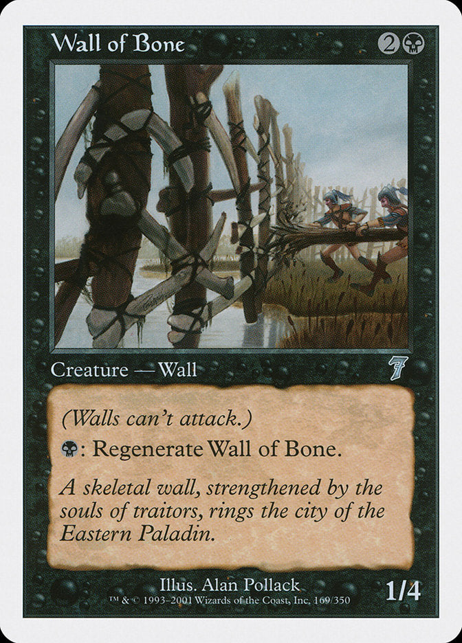 Wall of Bone [Seventh Edition] | Chromatic Games