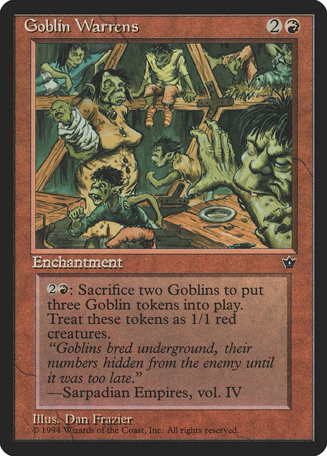 Goblin Warrens [Fallen Empires] | Chromatic Games