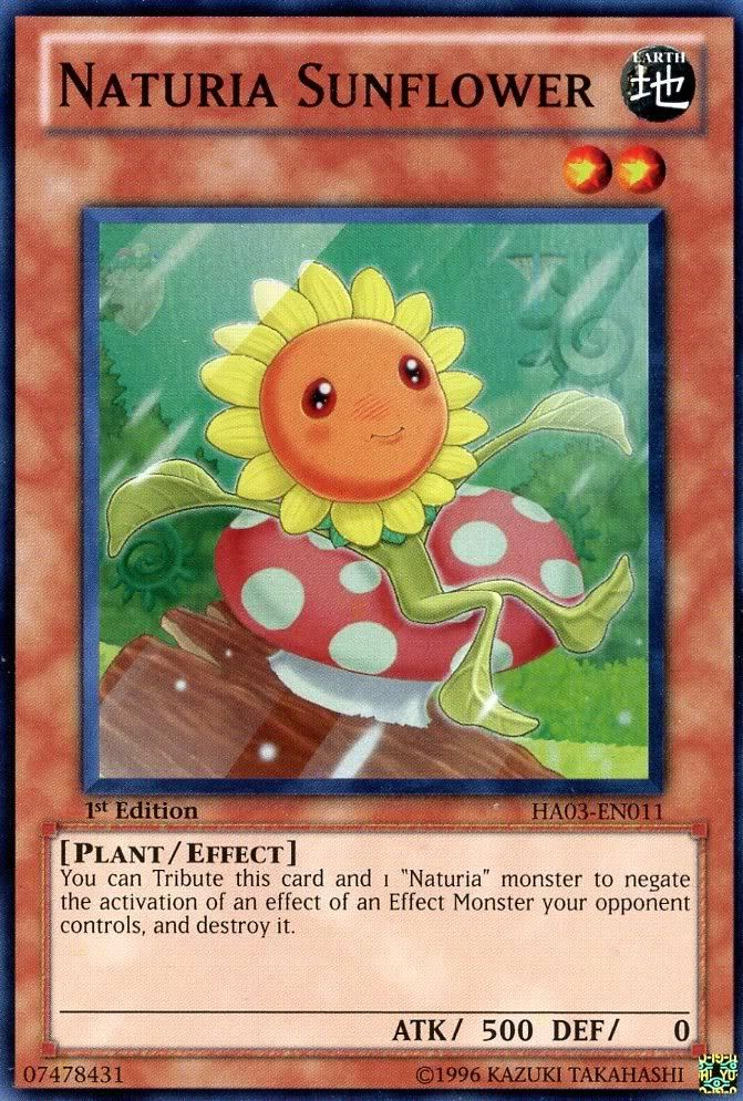 Naturia Sunflower [HA03-EN011] Super Rare | Chromatic Games