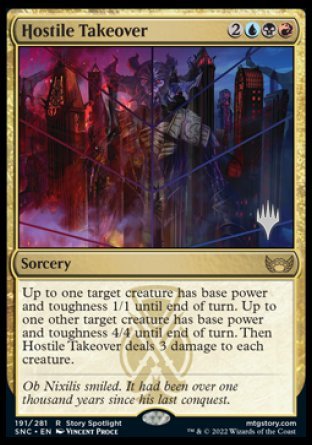 Hostile Takeover (Promo Pack) [Streets of New Capenna Promos] | Chromatic Games