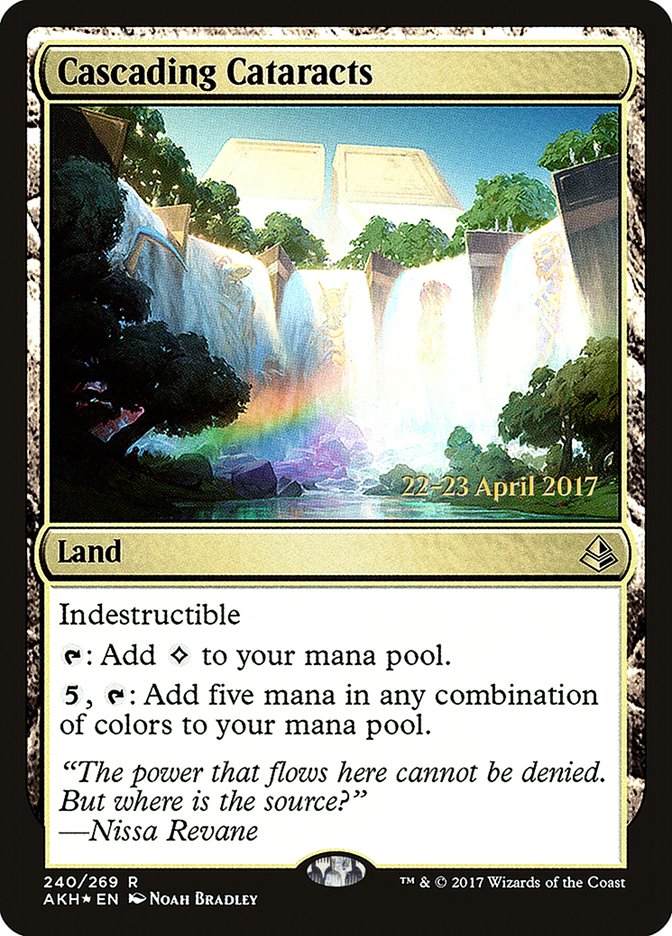 Cascading Cataracts [Amonkhet Prerelease Promos] | Chromatic Games