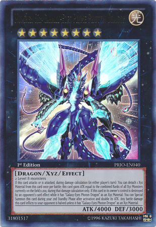 Number 62: Galaxy-Eyes Prime Photon Dragon [PRIO-EN040] Ultra Rare | Chromatic Games