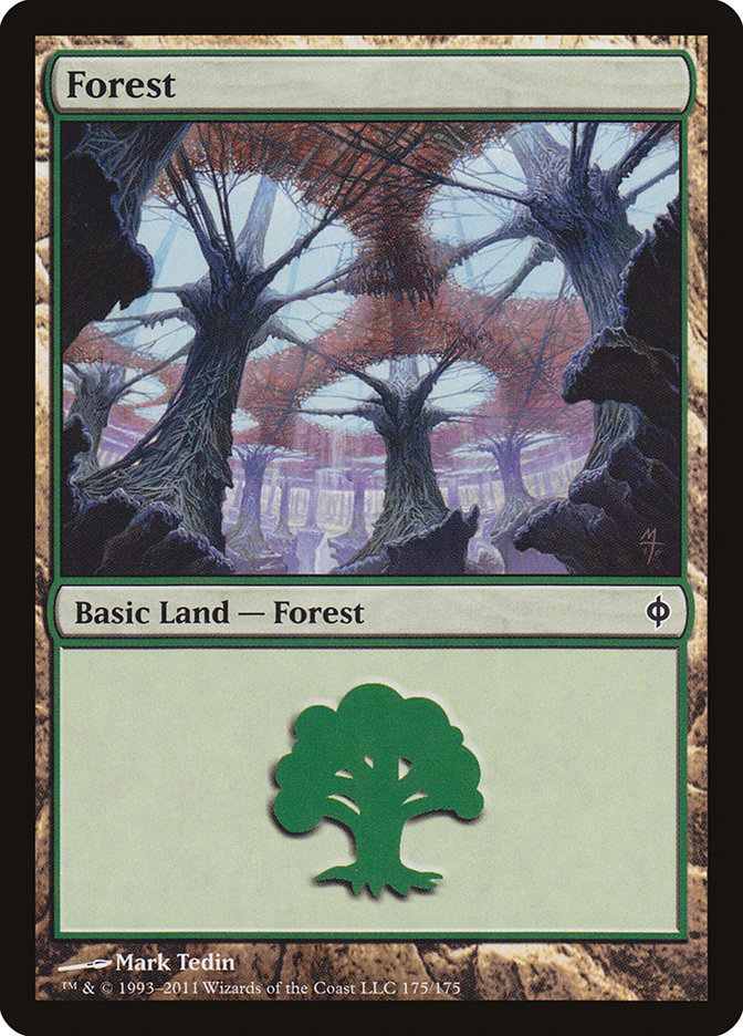 Forest (175) [New Phyrexia] | Chromatic Games