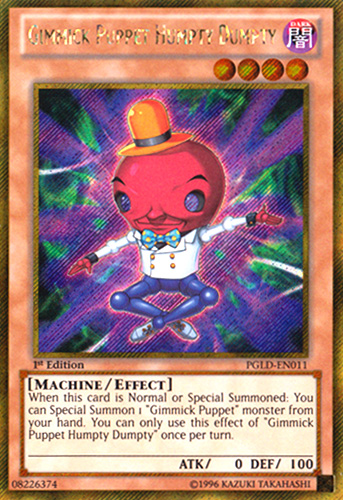 Gimmick Puppet Humpty Dumpty [PGLD-EN011] Gold Secret Rare | Chromatic Games