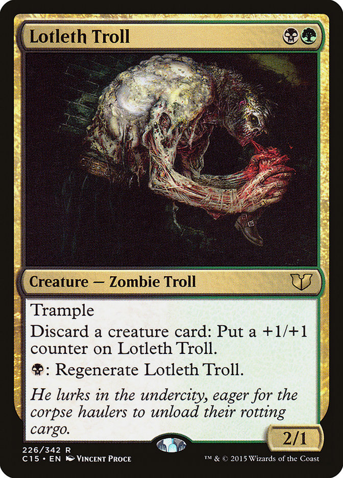 Lotleth Troll [Commander 2015] | Chromatic Games