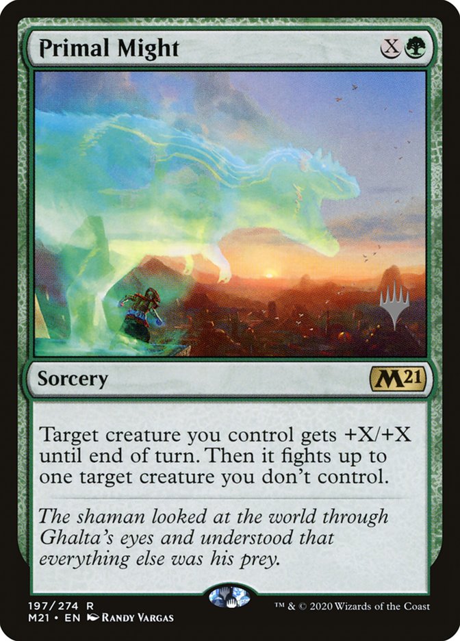 Primal Might (Promo Pack) [Core Set 2021 Promos] | Chromatic Games