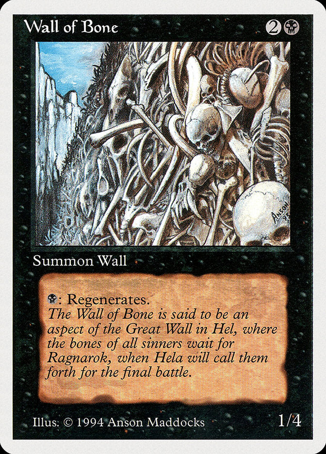 Wall of Bone [Summer Magic / Edgar] | Chromatic Games