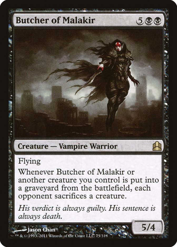 Butcher of Malakir [Commander 2011] | Chromatic Games