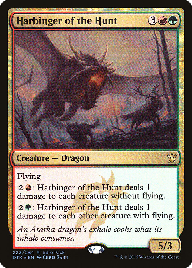 Harbinger of the Hunt (Intro Pack) [Dragons of Tarkir Promos] | Chromatic Games