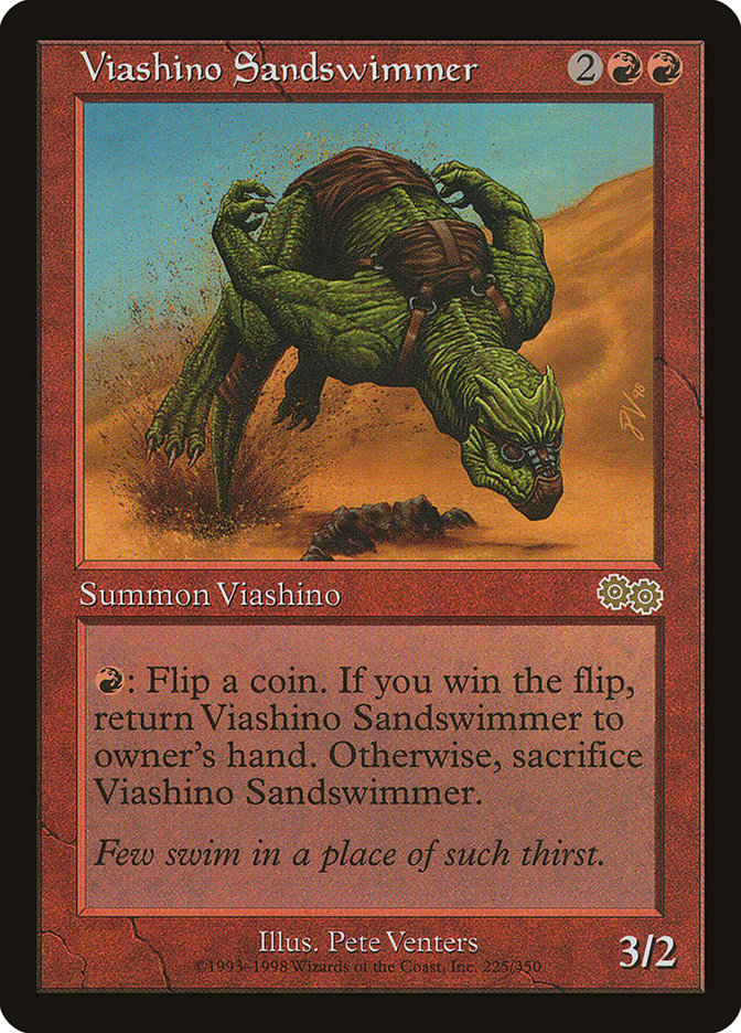 Viashino Sandswimmer [Urza's Saga] | Chromatic Games