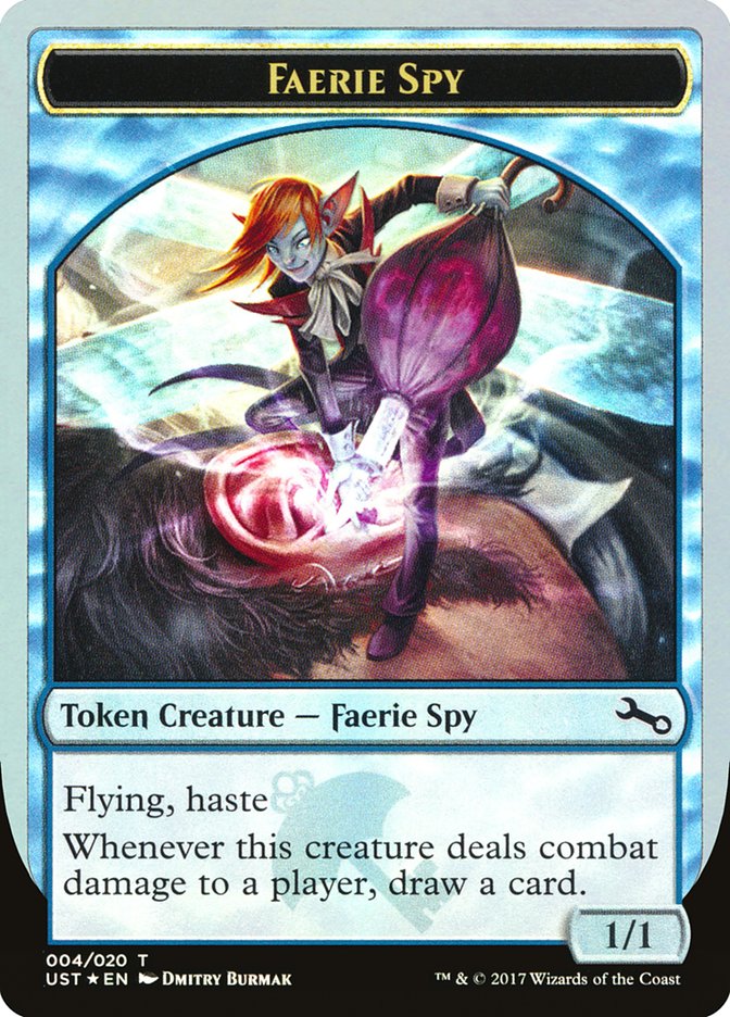 Faerie Spy Token [Unstable Tokens] | Chromatic Games