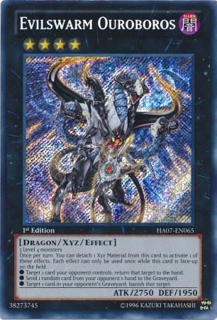 Evilswarm Ouroboros [HA07-EN065] Secret Rare | Chromatic Games