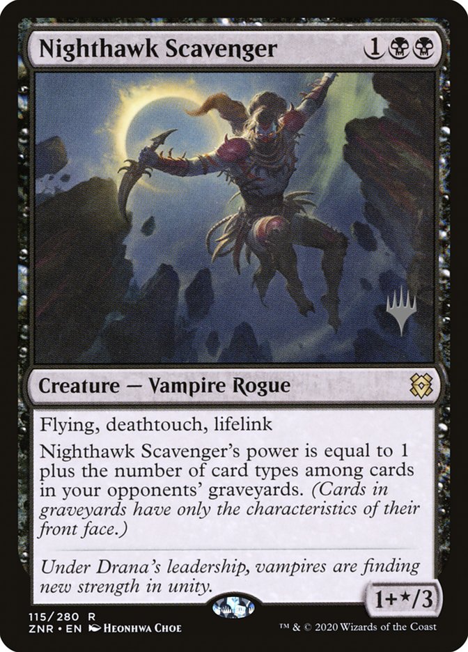 Nighthawk Scavenger (Promo Pack) [Zendikar Rising Promos] | Chromatic Games