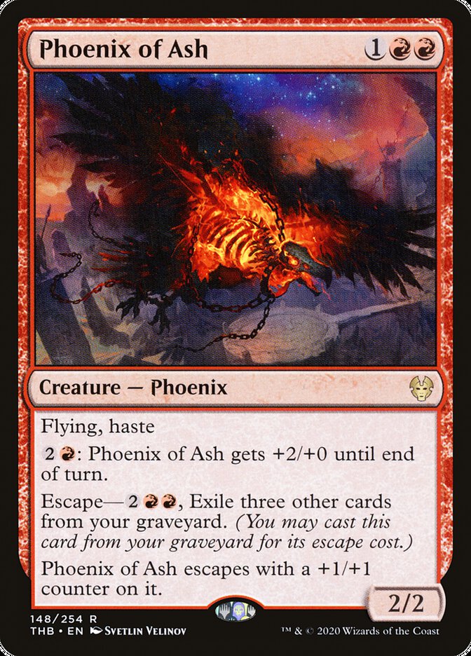 Phoenix of Ash [Theros Beyond Death] | Chromatic Games