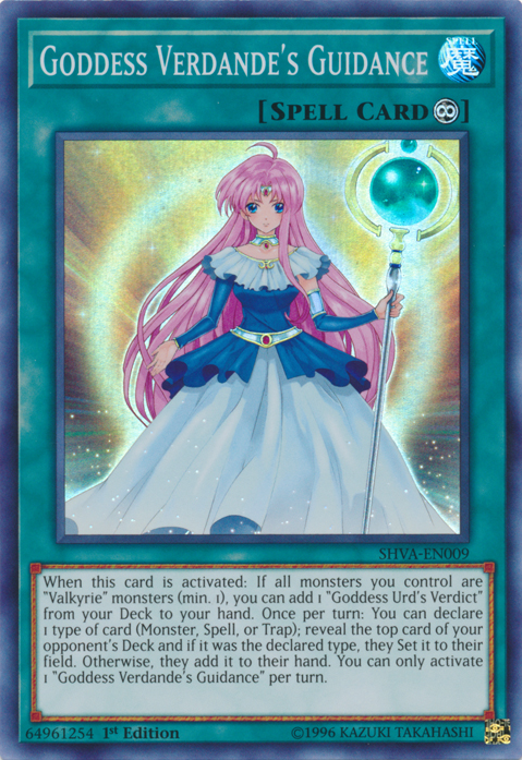 Goddess Verdande's Guidance [SHVA-EN009] Super Rare | Chromatic Games