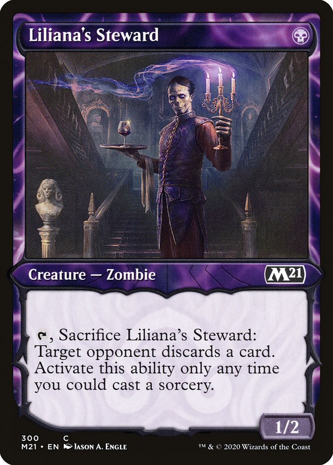 Liliana's Steward (Showcase) [Core Set 2021] | Chromatic Games