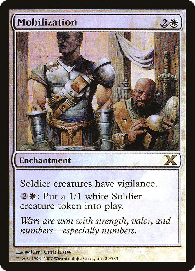 Mobilization (Premium Foil) [Tenth Edition] | Chromatic Games