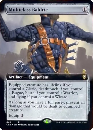 Multiclass Baldric (Extended Art) [Commander Legends: Battle for Baldur's Gate] | Chromatic Games