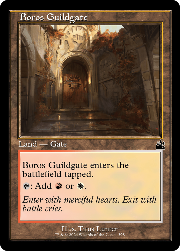 Boros Guildgate (Retro Frame) [Ravnica Remastered] | Chromatic Games