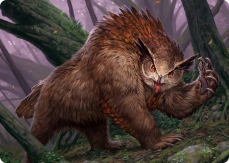 Owlbear Art Card [Dungeons & Dragons: Adventures in the Forgotten Realms Art Series] | Chromatic Games