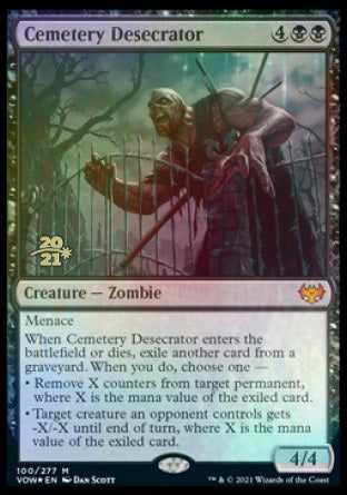 Cemetery Desecrator [Innistrad: Crimson Vow Prerelease Promos] | Chromatic Games