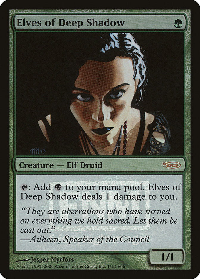 Elves of Deep Shadow [Friday Night Magic 2006] | Chromatic Games